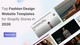 Fashion Design Website Templates