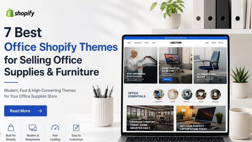 7 Best Office Shopify Themes for Selling Office Supplies & Furniture
