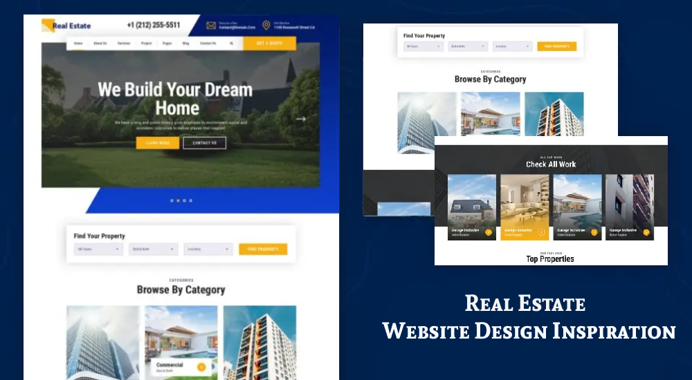 Real Estate Website Design Inspiration Themes For Builders