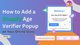 Shopify Age Verifier