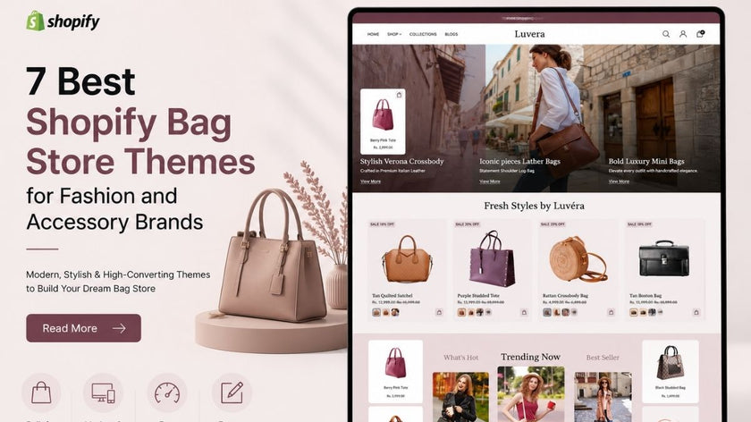 7 Best Shopify Bag Store Themes for Fashion and Accessory Brands