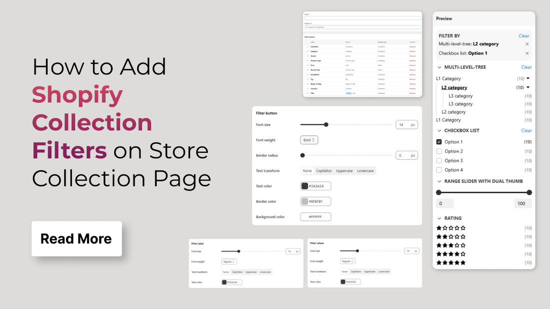 Shopify Collection Filters