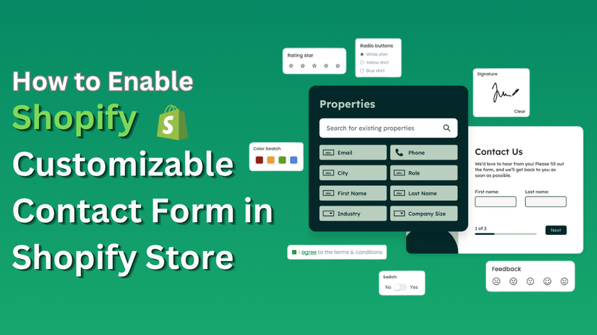 How to Enable Shopify Customizable Contact Form in Shopify Store