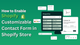 Shopify Customizable Contact Form