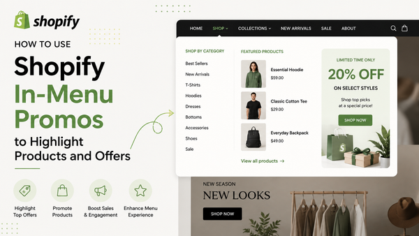 Shopify In-Menu Promos