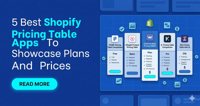  Shopify Pricing Table App