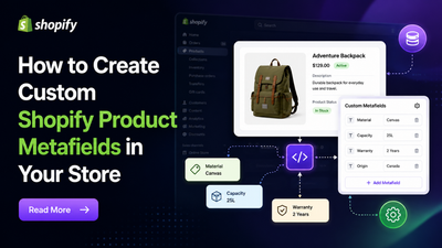 Shopify Product Metafields 