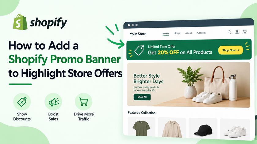 How to Add a Shopify Promo Banner to Highlight Store Offers