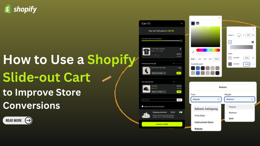 How to Use a Shopify Slide-out Cart to Improve Store Conversions