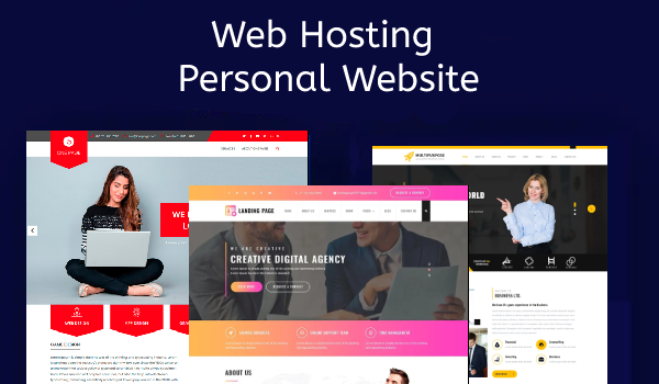 Web Hosting Personal Website Designing Themes | 2022