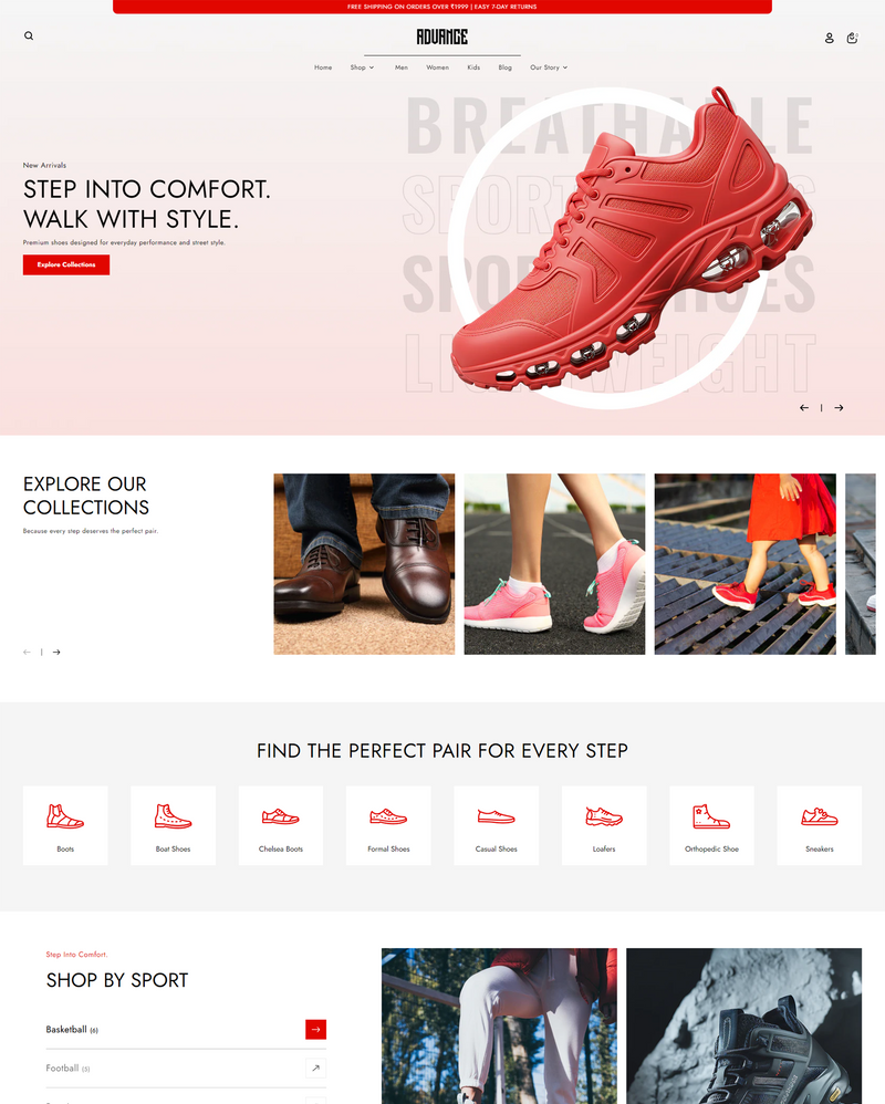 Advance Shoes Shopify Theme