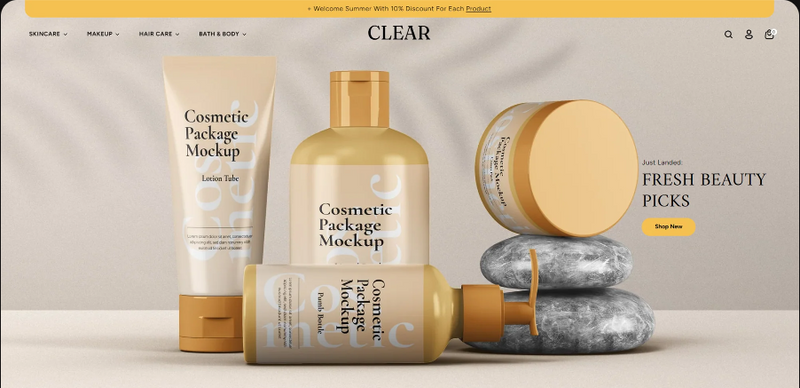 Clear Cosmetic Shopify Theme