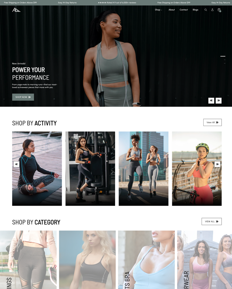 Ace Activewear Shopify Theme