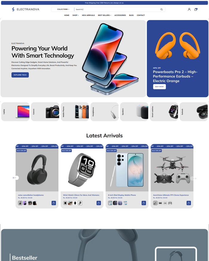 Reliable Electronics Shopify Theme