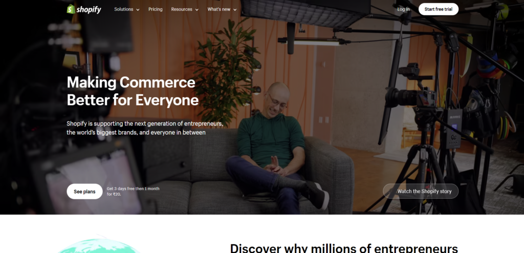 build shopify website
