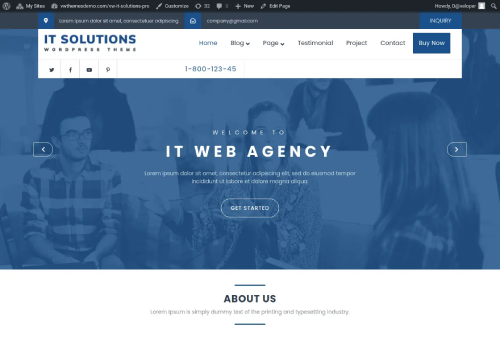 IT Solution WordPress Theme