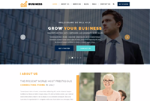 Modern Business WordPress Theme