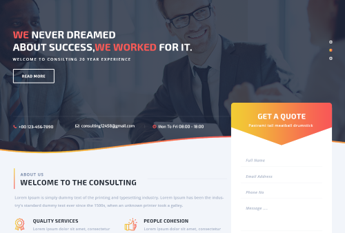 Consulting WordPress Theme 