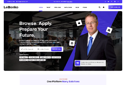 Job Portal WordPress Theme