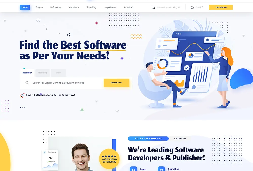 Software Company WordPress Theme