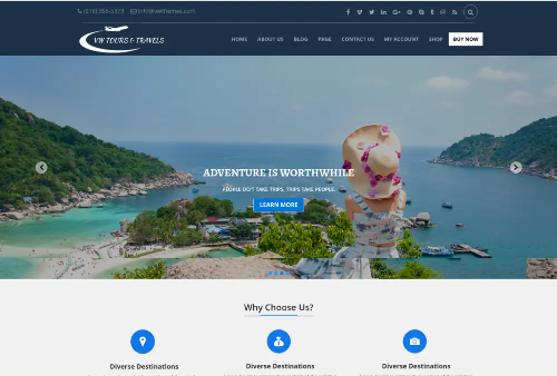 Travel WordPress Theme