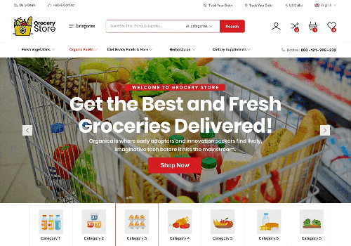 Grocery Store WordPress theme