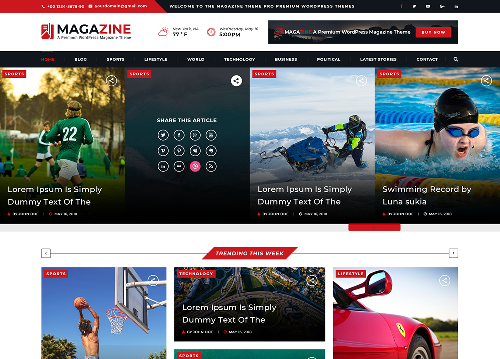 Premium Magazine WordPress Theme 