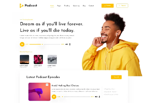 Video Podcast WordPress Theme 