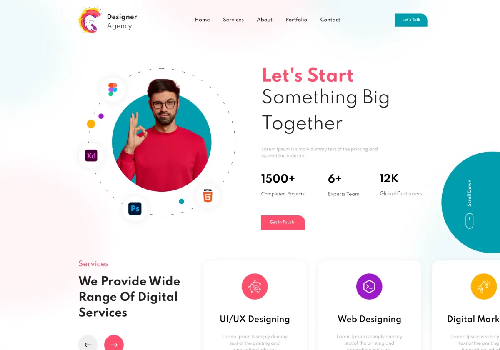 Web Design Agency WordPress Theme